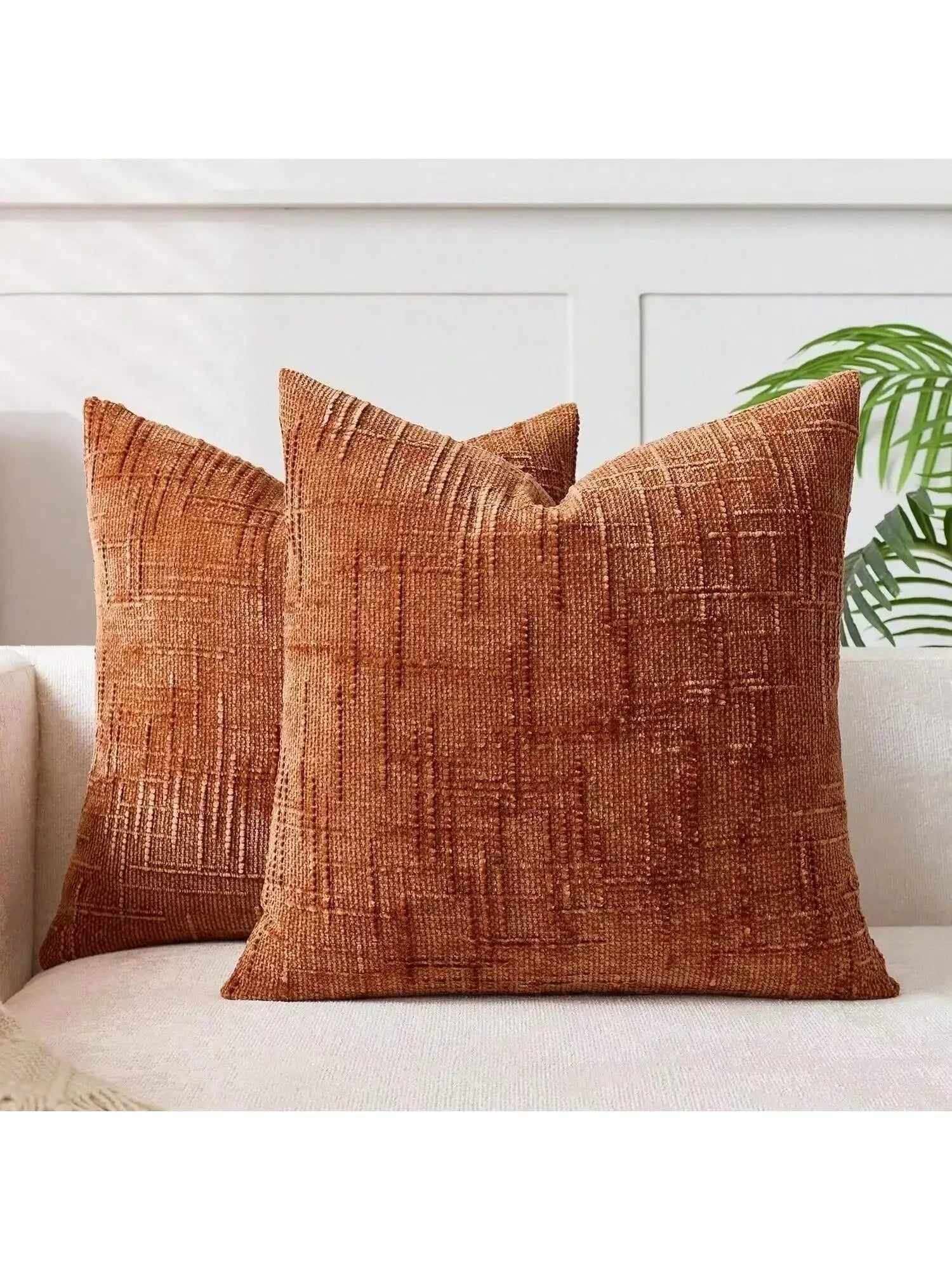 1pcs Khaiki Chenille Cushion Cover 30x50CM Striped Geometric Throw Pillow Cover Decor Home Cushion for Sofa Bed Pillowcase