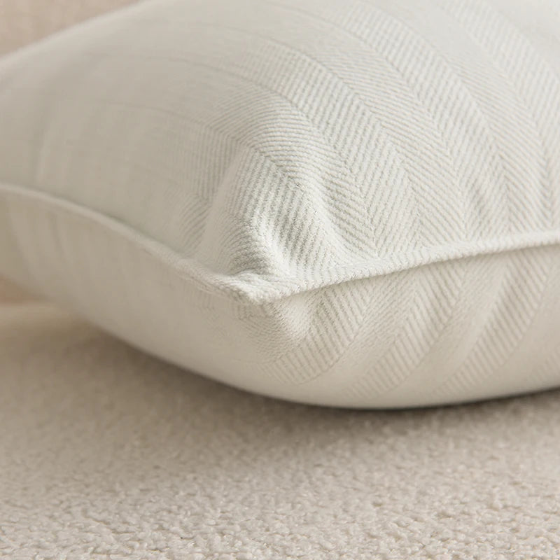 MACT Decorative Pillow Covers Soft Chenille Couch Throw Pillow Cushion Covers with Elegant Design for Sofa Bedroom Living Room