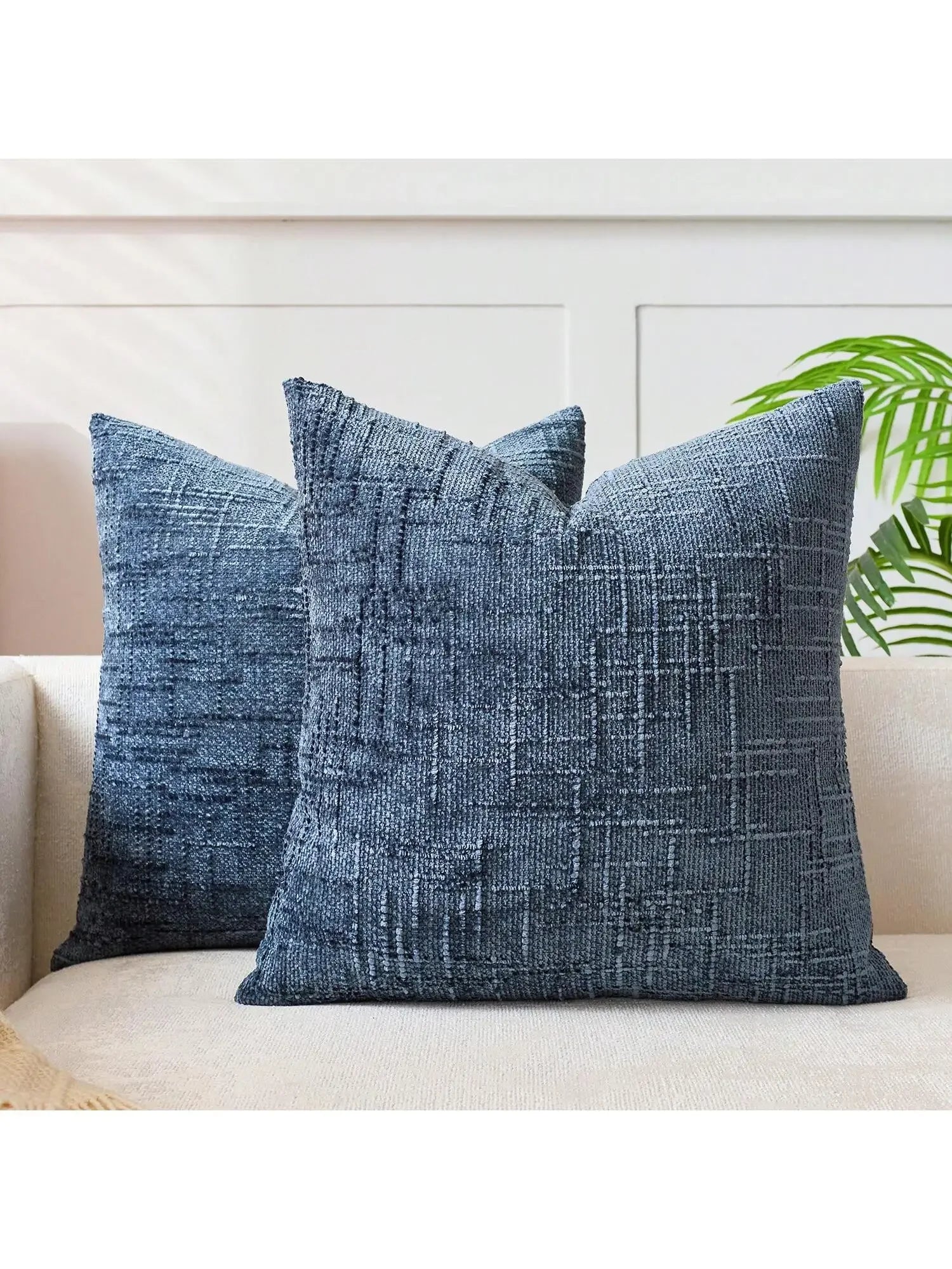 1pcs Khaiki Chenille Cushion Cover 30x50CM Striped Geometric Throw Pillow Cover Decor Home Cushion for Sofa Bed Pillowcase