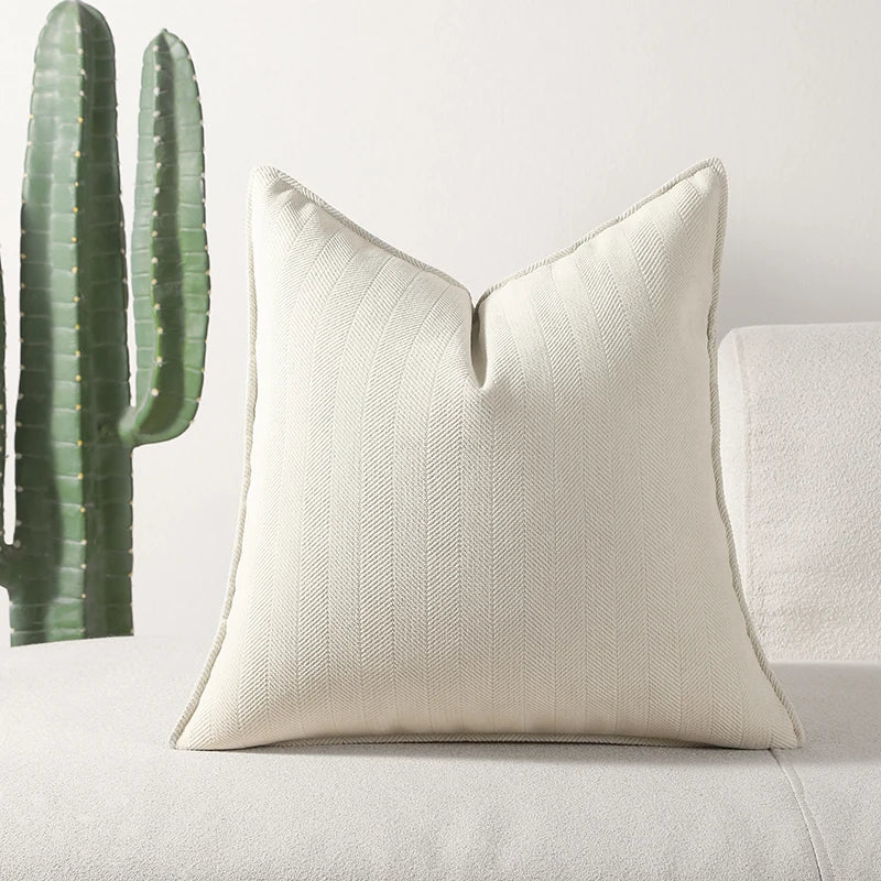 MACT Decorative Pillow Covers Soft Chenille Couch Throw Pillow Cushion Covers with Elegant Design for Sofa Bedroom Living Room