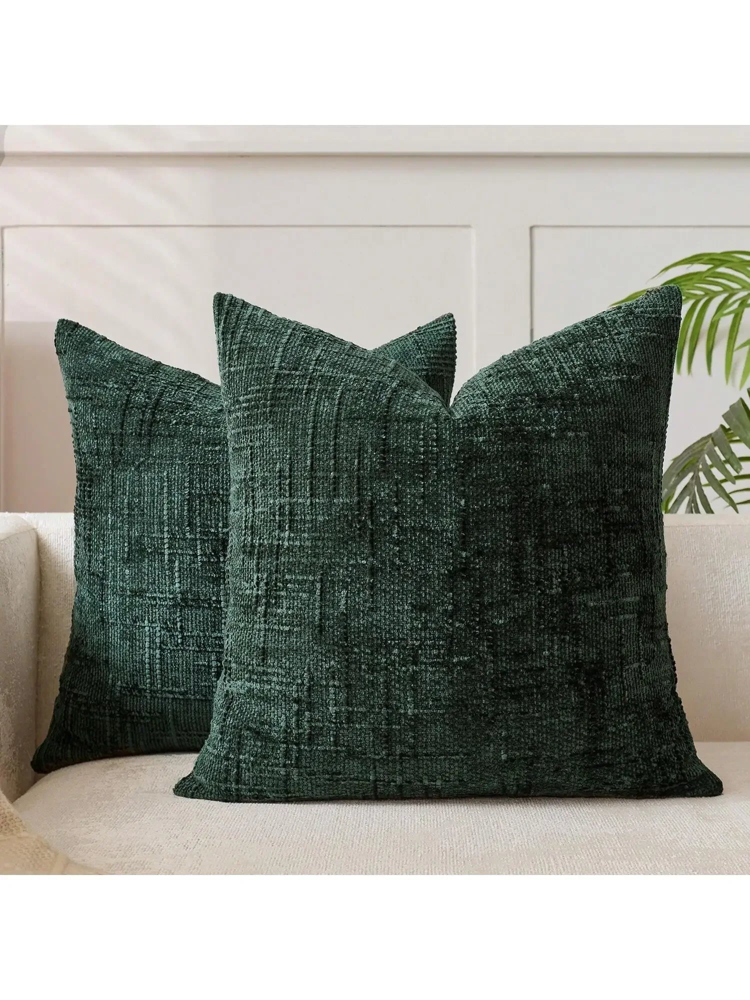 1pcs Khaiki Chenille Cushion Cover 30x50CM Striped Geometric Throw Pillow Cover Decor Home Cushion for Sofa Bed Pillowcase