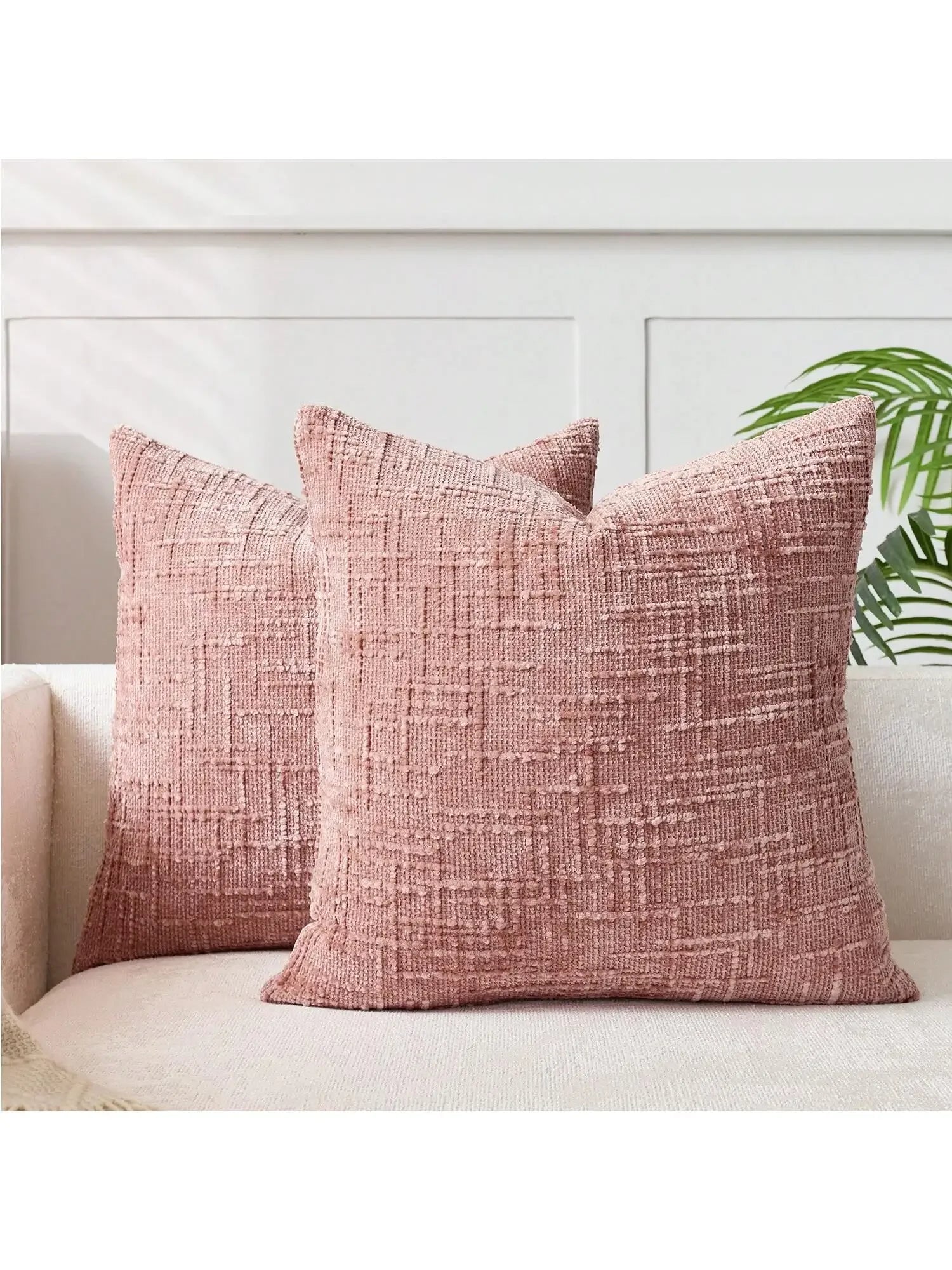 1pcs Khaiki Chenille Cushion Cover 30x50CM Striped Geometric Throw Pillow Cover Decor Home Cushion for Sofa Bed Pillowcase
