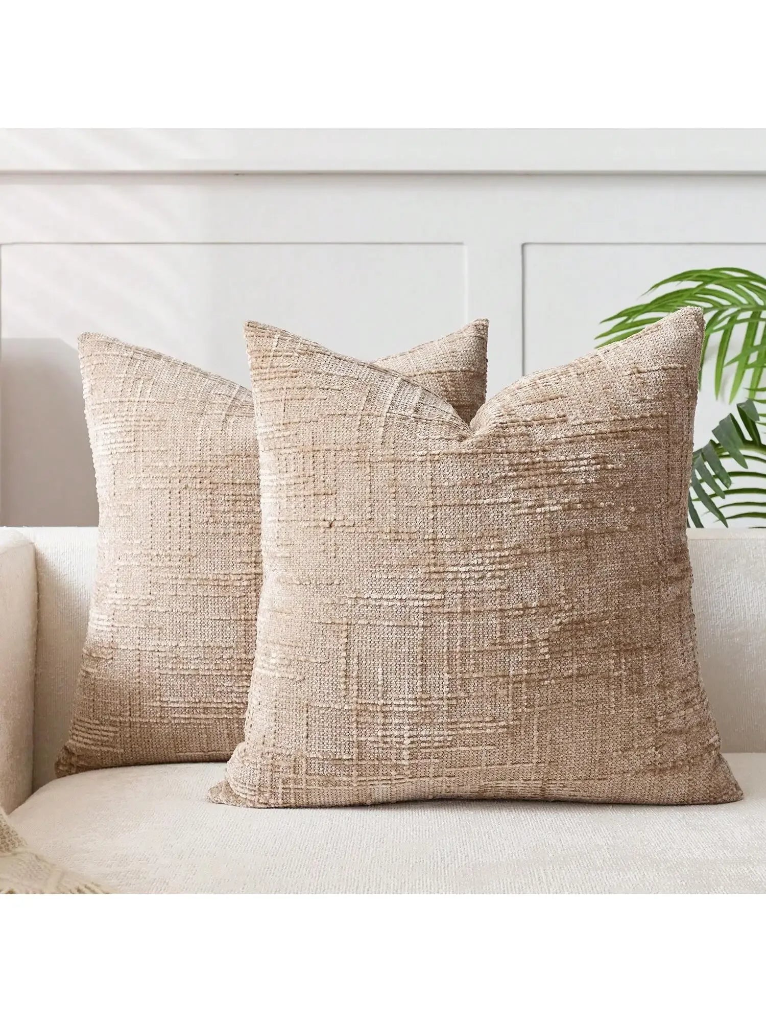 1pcs Khaiki Chenille Cushion Cover 30x50CM Striped Geometric Throw Pillow Cover Decor Home Cushion for Sofa Bed Pillowcase