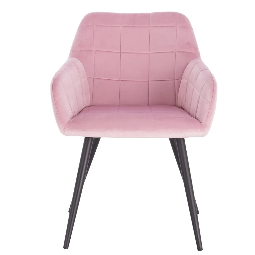1PC Dining Chair Steel Legs Tub Chair Armchair Backrest Leisure Counter Lounge Living Room Chair Restaurant Kitchen Furniture